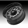 Fittipaldi Offroad FTC13 Gloss Black Milled Custom Truck Wheels 2